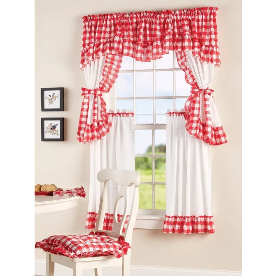 Best reviews of π Vermont Country Store Gingham Blossom Rod Pocket Tiers Red βοΈ 1 Best reviews of π Vermont Country Store Gingham Blossom Rod Pocket Tiers Red βοΈ