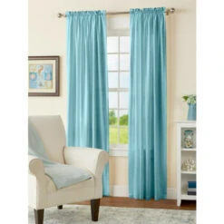 Wholesale 🔥 Vermont Country Store Simply Solid Rod Pocket Panel Spa 💯 -Cheap Curtains Store unnamed file 888