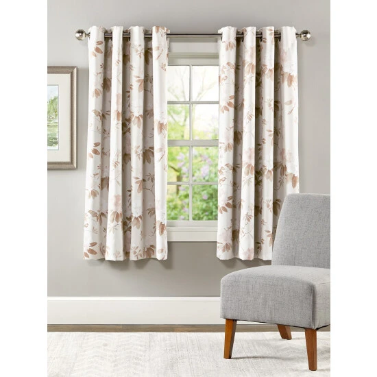 Wholesale π Vermont Country Store Supreme Blackout Floral Grommet Top Short Panel With Pull Wand Seafoam π€© 5 Wholesale π Vermont Country Store Supreme Blackout Floral Grommet Top Short Panel With Pull Wand Seafoam π€© - Image 5