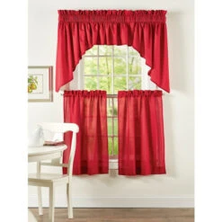 Brand new 😉 Vermont Country Store Carolyn's Colorful Rod Pocket Tailored Tiers 🥰