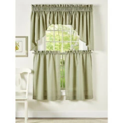 Brand new 😉 Vermont Country Store Carolyn's Colorful Rod Pocket Tailored Tiers 🥰 -Cheap Curtains Store unnamed file 902