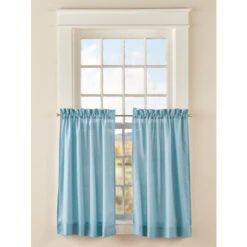 Brand new 😉 Vermont Country Store Carolyn's Colorful Rod Pocket Tailored Tiers 🥰 -Cheap Curtains Store unnamed file 906