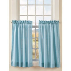 Brand new 😉 Vermont Country Store Carolyn's Colorful Rod Pocket Tailored Tiers 🥰 -Cheap Curtains Store unnamed file 907