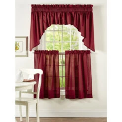 Brand new 😉 Vermont Country Store Carolyn's Colorful Rod Pocket Tailored Tiers 🥰 -Cheap Curtains Store unnamed file 908