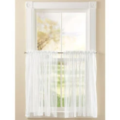Outlet 🧨 Vermont Country Store Honeybee Lace Rod Pocket Tier Ecru 🛒 -Cheap Curtains Store unnamed file 910