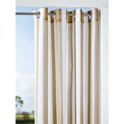 Best deal 😍 Vermont Country Store Seascape Indoor/Outdoor Stripe Grommet Top Sheer Curtains Blue 🌟 -Cheap Curtains Store unnamed file 950