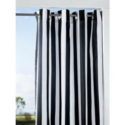 Best deal 😍 Vermont Country Store Seascape Indoor/Outdoor Stripe Grommet Top Sheer Curtains Blue 🌟 -Cheap Curtains Store unnamed file 951