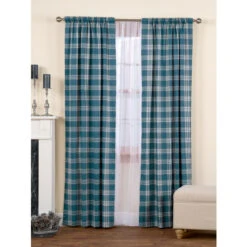 Best deal 🧨 Vermont Country Store Bentley Plaid Rod Pocket Curtains Natural 🧨 -Cheap Curtains Store unnamed file 975