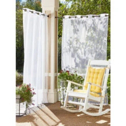 Cheapest 👍 Vermont Country Store Bug And Mosquito Repelling Indoor/Outdoor Grommet Top Panel Black 💯 -Cheap Curtains Store unnamed file 987